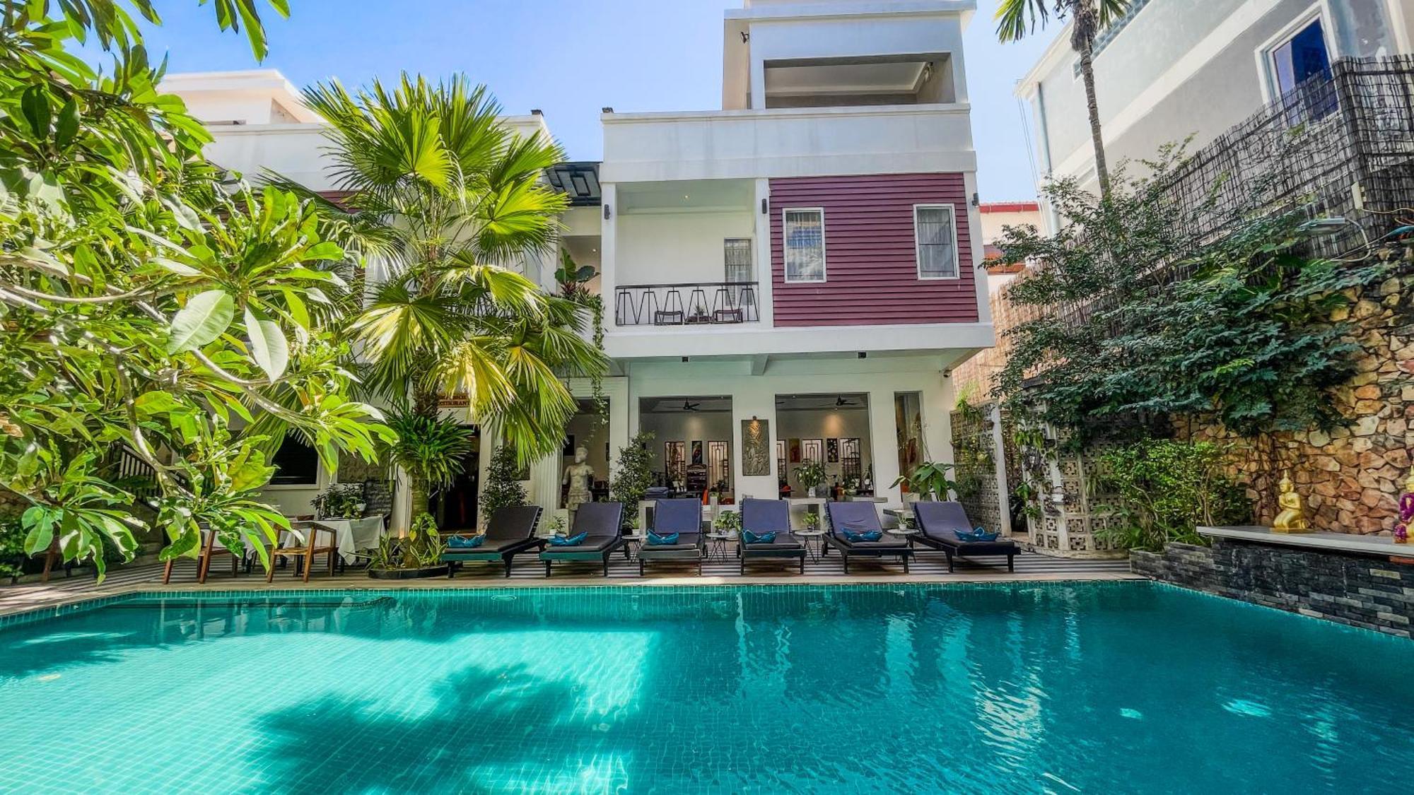 Готель Boutique Indochine D'Angkor Сіємреап Екстер'єр фото