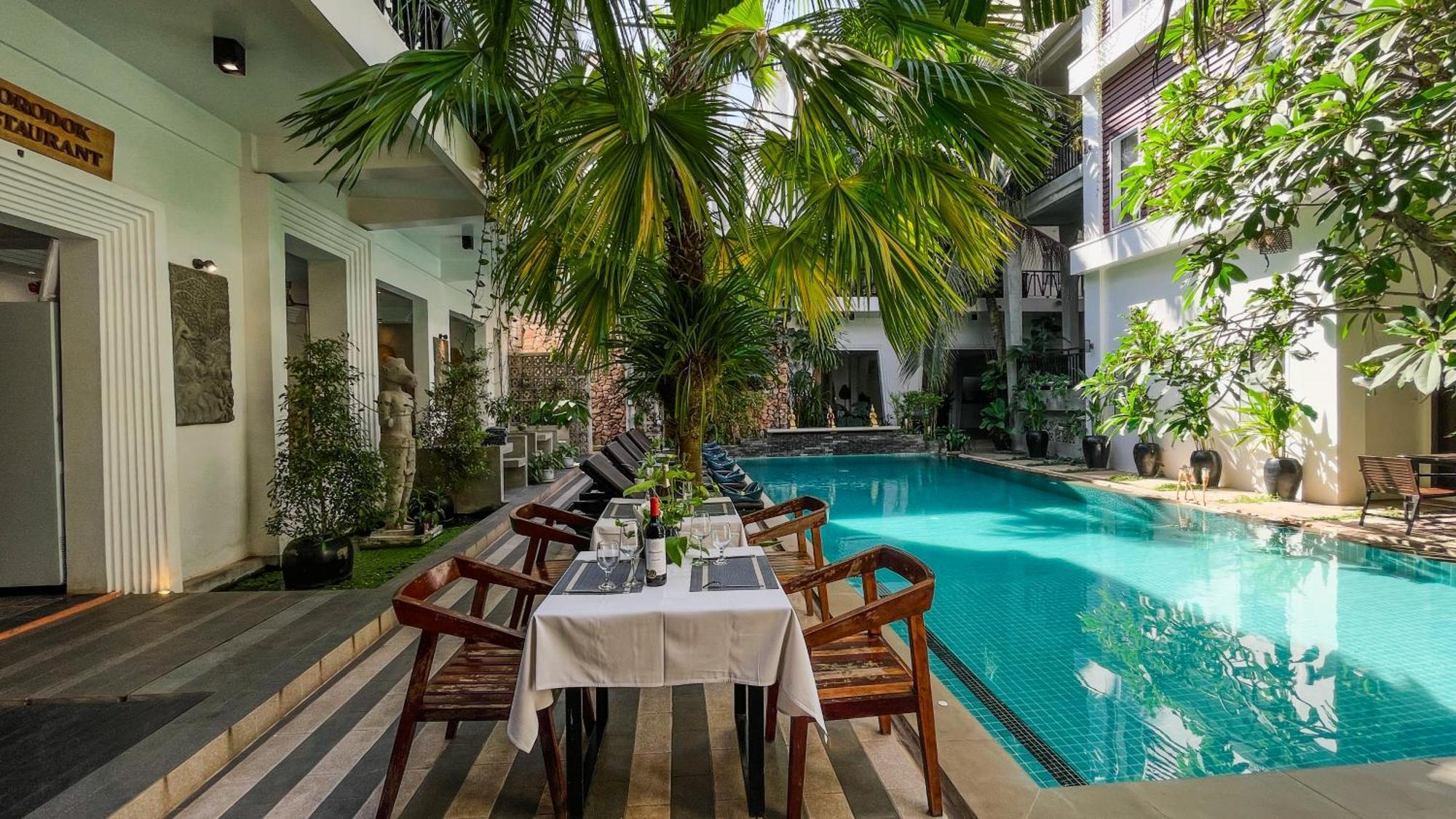 Готель Boutique Indochine D'Angkor Сіємреап Екстер'єр фото